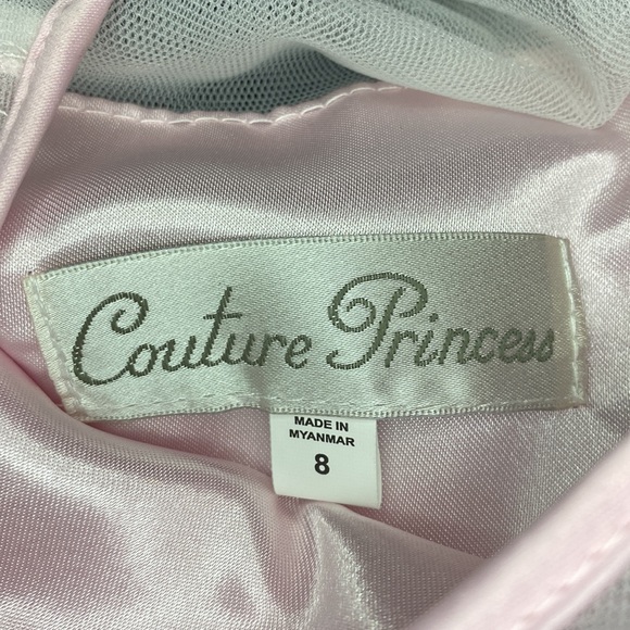 Couture Princess Satin and Pearl Dress - Picture 5 of 5